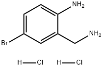 Benzenemethanamine, 2-amino-5-bromo-, hydrochloride (1:2) Struktur