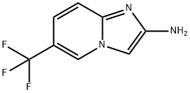 2-氨基-6-三氟甲基咪唑并[1,2-A]吡啶 结构式
