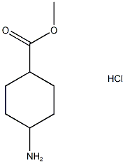 4-氨基环己甲酸甲酯盐酸盐(顺反异构体混合物),100707-54-8,结构式