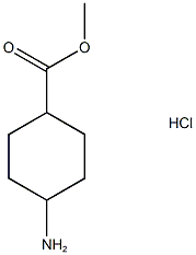 Methyl 4-AMinocyclohexanecarboxylate Hydrochloride (cis- and trans- Mixture) Struktur