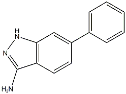6-phenyl-1H-indazol-3-amine,,结构式
