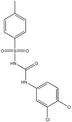 1-(3,4-Dichlorophenyl)-3-(4-methylphenylsulfonyl)urea,100871-58-7,结构式