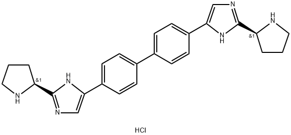 1H-IMidazole, 5,5'-[1,1'-biphenyl]-4,4'-diylbis[2-(2S)-2-pyrrolidinyl-, hydrochloride (1:4)