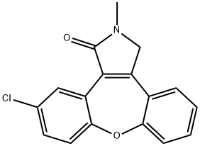 11-Chloro-2,3-dihydro-2-methyl-1H-dibenz[2,3:6,7]oxepino[4,5-c]pyrrol-1-one