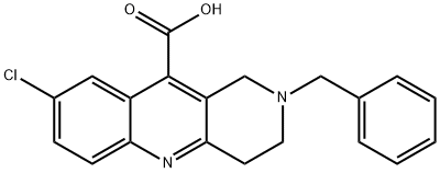 2-苄基-8-氯-1,2,3,4-四氢苯并[B][1,6]萘啶-10-羧酸,1015856-16-2,结构式