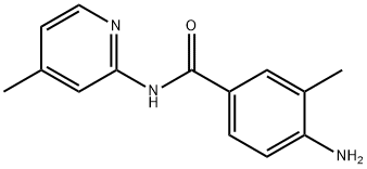 4-AMino-3-Methyl-N-(4-Methyl-2-pyridyl)benzaMide Struktur