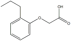 2-(2-propylphenoxy)acetic acid 结构式