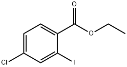 Ethyl 4-chloro-2-iodobenzoate Struktur