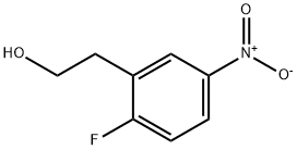 2-氟-5-硝基苯乙醇, 1021389-31-0, 结构式
