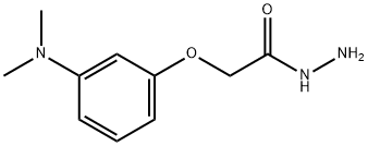 2-[3-(dimethylamino)phenoxy]acetohydrazide Structure