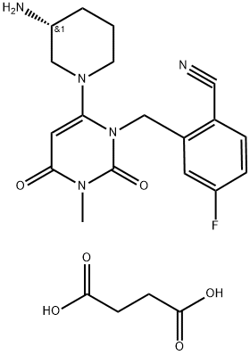 Trelagliptin succinate Struktur