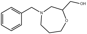 4-Benzyl-2-(hydroxymethyl)homomorpholine Struktur