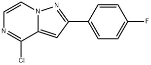 1031936-97-6 4-CHLORO-2-(4-FLUORO)-PHENYLPYRAZOLO[1.5-A]PYRAZINE