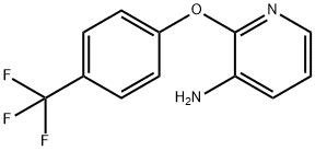 2-[4-(trifluoromethyl)phenoxy]pyridin-3-amine,1038359-73-7,结构式