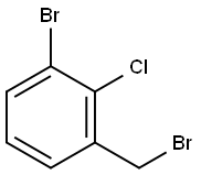 3-溴-2-氯溴苄,1044256-89-4,结构式
