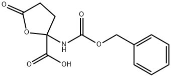 2-Furancarboxylicacid,tetrahydro-5-oxo-2-[[(phenylmethoxy)carbonyl]amino]-(9CI) Structure