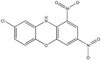 8-chloro-1,3-dinitro-10H-phenoxazine,,结构式