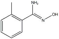 N'-ヒドロキシ-2-メチルベンゼンカルボキシイミドアミド 化学構造式