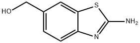 6-Benzothiazolemethanol,2-amino-(9CI) 化学構造式