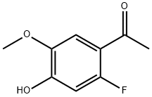 1-(2-氟-4-羟基-5-甲氧基苯基)乙酮,1065076-49-4,结构式