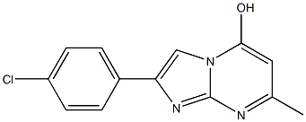 2-(4-chlorophenyl)-7-methylimidazo[1,2-a]pyrimidin-5-ol Structure