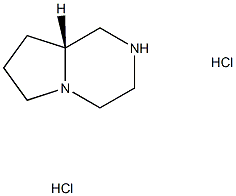 (R)-OCTAHYDRO-PYRROLO[1,2-A]PYRAZINE DIHYDROCHLORIDE Structure