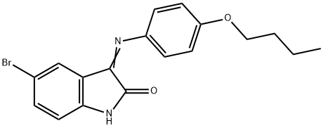 1092344-36-9 (3Z)-5-bromo-3-[(4-butoxyphenyl)imino]-2,3-dihydro-1H-indol-2-one