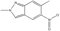 2,6-dimethyl-5-nitro-2H-indazole Structure