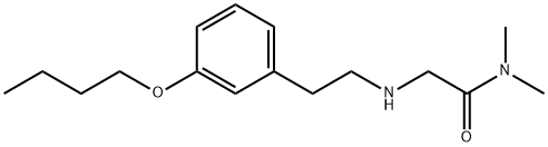 2-((3-BUTOXYPHENETHYL)AMINO)-N,N-DIMETHYLACETAMIDE,1092977-61-1,结构式
