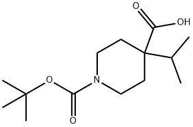 1-Boc-4-isopropyl-4-piperidinecarboxylic Acid|N-BOC-4-异丙基-4-哌啶甲酸