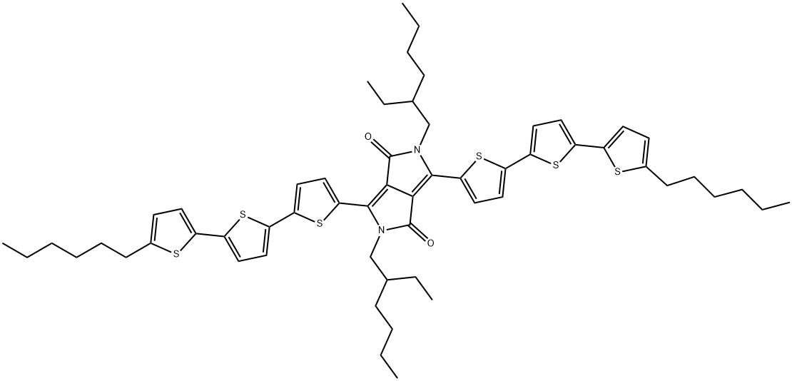 1093468-95-1 2,5-双(2-乙基己基)-3,6-双(5''-己基[2,2':5',2''-三联噻吩]-5-基)-2,5-二氢吡咯并[3,4-C]吡咯-1,4-二酮