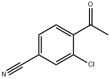 4-乙酰基-3-氯苯甲腈,1096666-21-5,结构式