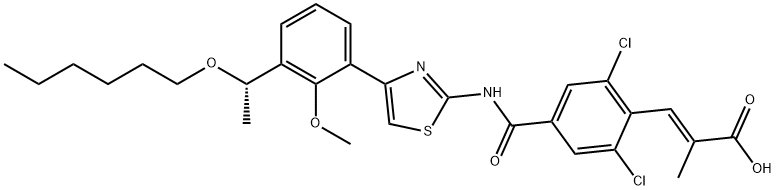 Lusutrombopag Structure