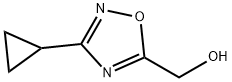 (3-环丙基-1,2,4-噁二唑-5-基)甲醇 结构式