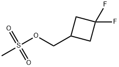 (3,3-difluorocyclobutyl)methyl methanesulfonate Struktur