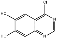 4-クロロ-6,7-キナゾリンジオール 化学構造式