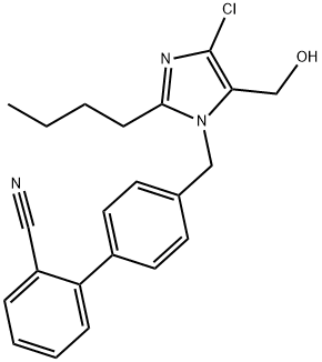 4’-[(2-butyl-4-chloro-5-hydroxymethyl)-1H-imidazol-1-yl)methyl]-[1,1’-Biphenyl]-2-carbonitrile