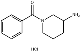 1-benzoylpiperidin-3-amine hydrochloride Structure