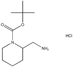 2-(AMINOMETHYL)-1-N-BOC-PIPERIDINE-HCl Struktur