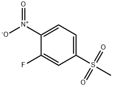 2-氟-4-甲砜基硝基苯 结构式