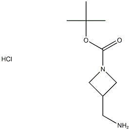 1-N-BOC-3-AMINOMETHYL AZETIDINE-HCl Structure