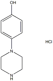 4-(piperazin-1-yl)phenol hydrochloride Struktur