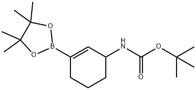The mixture of TERT-BUTYL 3-(4,4,5,5-TETRAMETHYL-1,3,2-DIOXABOROLAN-2-YL)CYCLOHEX-3-ENYLCARBAMATE and tert-butyl 3-(4,4,5,5-tetramethyl-1,3,2-dioxaborolan-2-yl)cyclohex-2-enylcarbamate