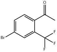 1-[4-溴-2-(三氟甲基)苯基]乙酮,1197231-94-9,结构式