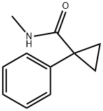 N-methyl-1-phenylcyclopropane-1-carboxamide Struktur