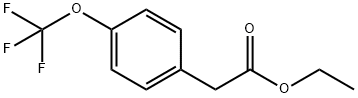4-三氟甲氧基苯乙酸乙酯, 1206550-93-7, 结构式