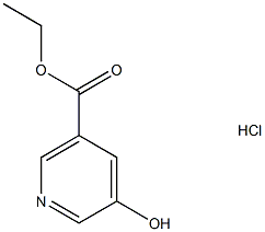 5-羟基烟酸乙酯盐酸盐 结构式