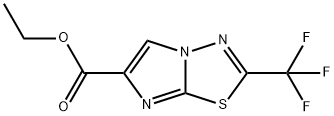 ethyl 2-(trifluoromethyl)imidazo[2,1-b][1,3,4]thiadiazole-6-carboxylate,1209073-83-5,结构式