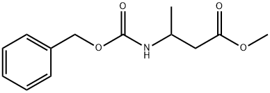 METHYL 3-(CBZ-AMINO)BUTANOATE Struktur