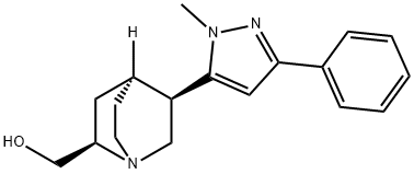 1212517-04-8 ((3R,4S,7R)-3-(1-methyl-3-phenyl-1H-pyrazol-5-yl)quinuclidin-7-yl)methanol